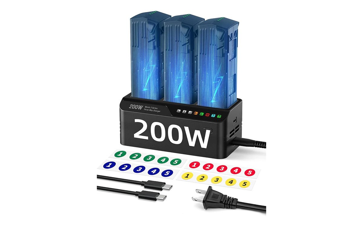 Portable charging hub for drone batteries