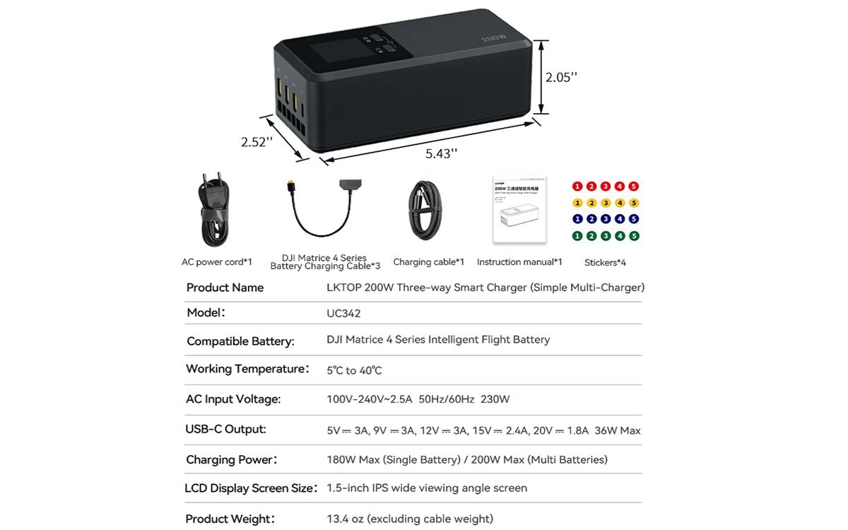 SoarApex 200W Universal Charging Hub for DJI, Autel Drones - Image 8