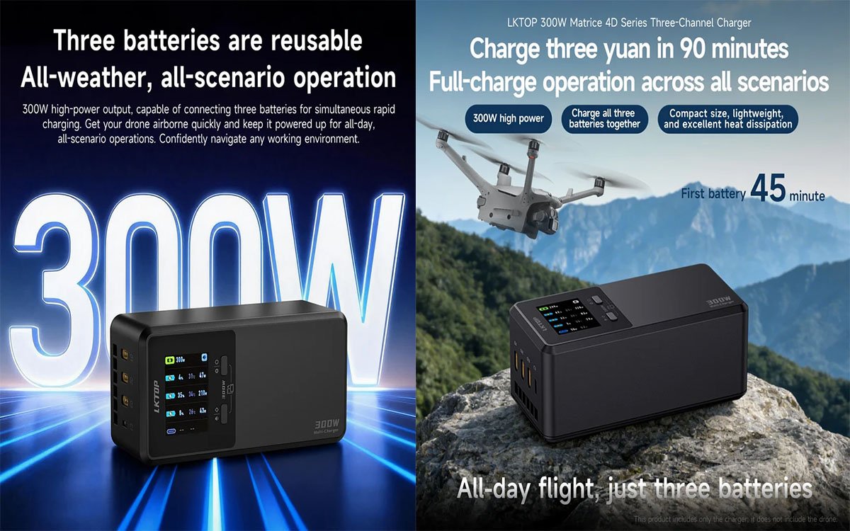 Smart parallel charging system with LCD screen