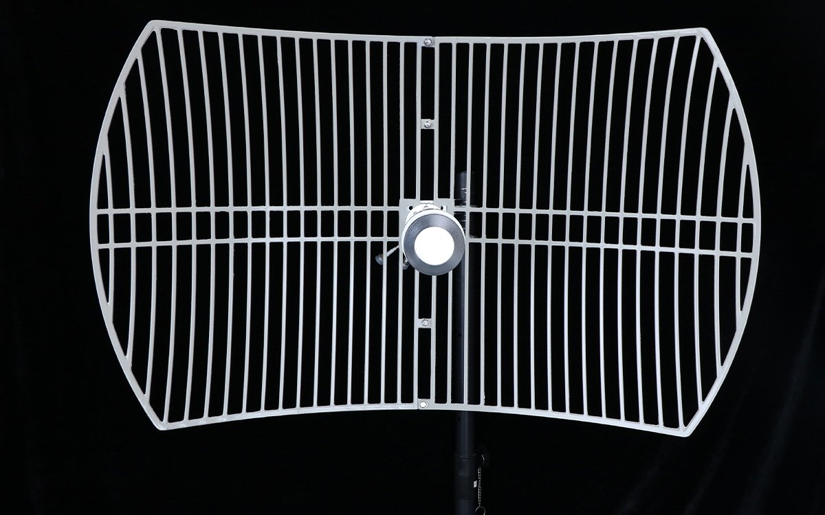 18dBi long-range drone link tri-band antenna setup