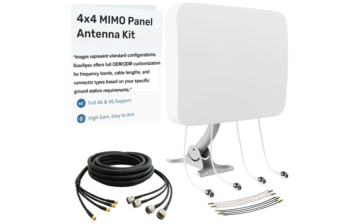12dBi dual-polarized drone antenna kit for BVLOS operations