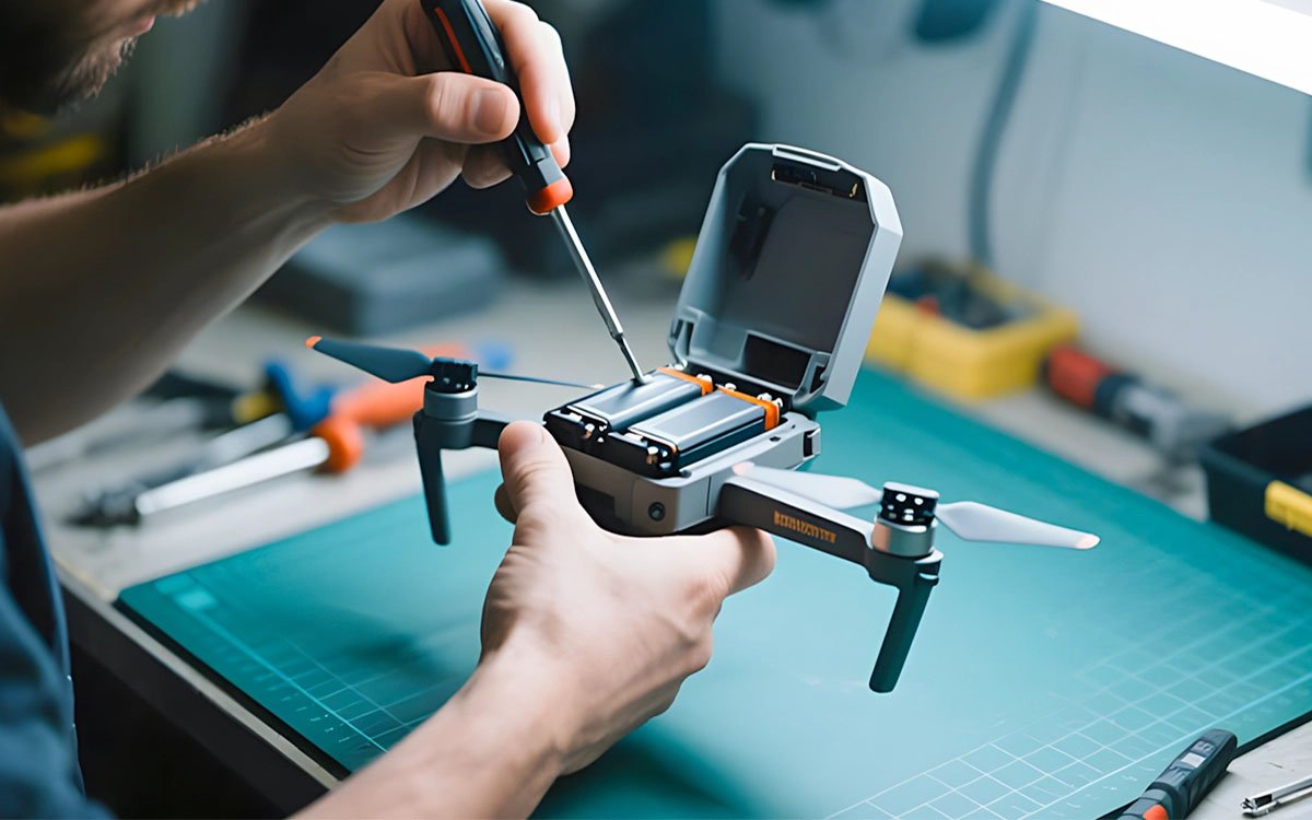 Battery tester used for UAV drone LiPo battery maintenance and pre-flight health checks