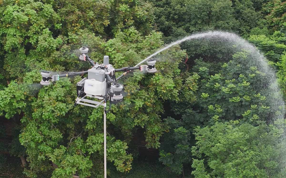 tethered high-rise drone water hose DH100 Hose Version