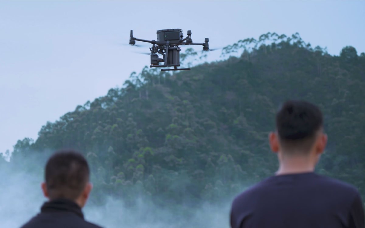 ES638 DJI M350 drone electronic launcher quick-mount system