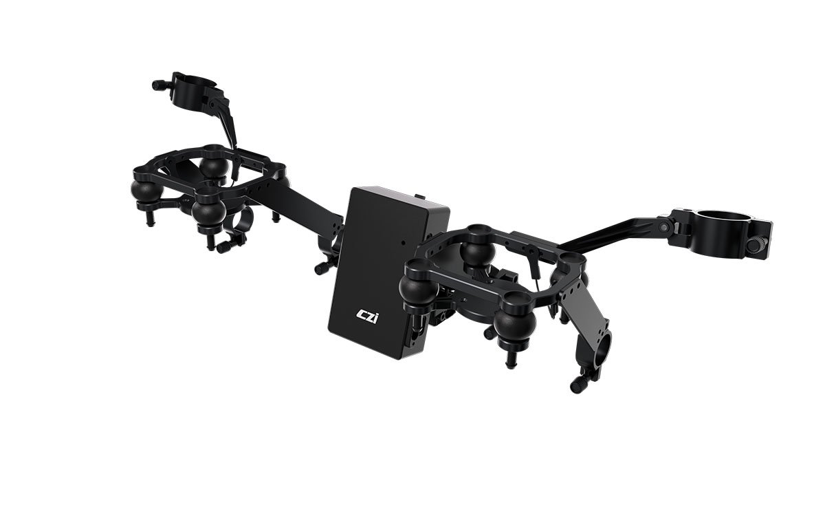 Drone payload release mechanism close-up