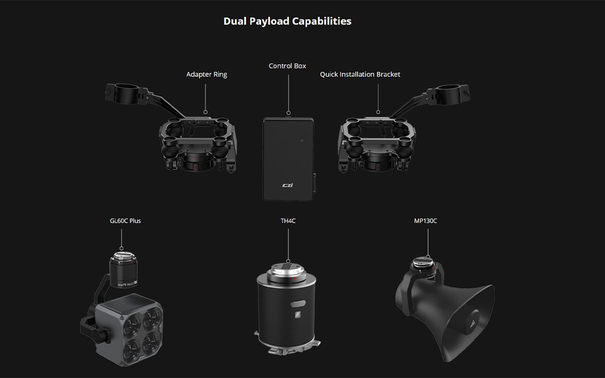 FS32 Logistic Payloads Kit for DJI FlyCart 30 - Dual-Payload System - Image 4