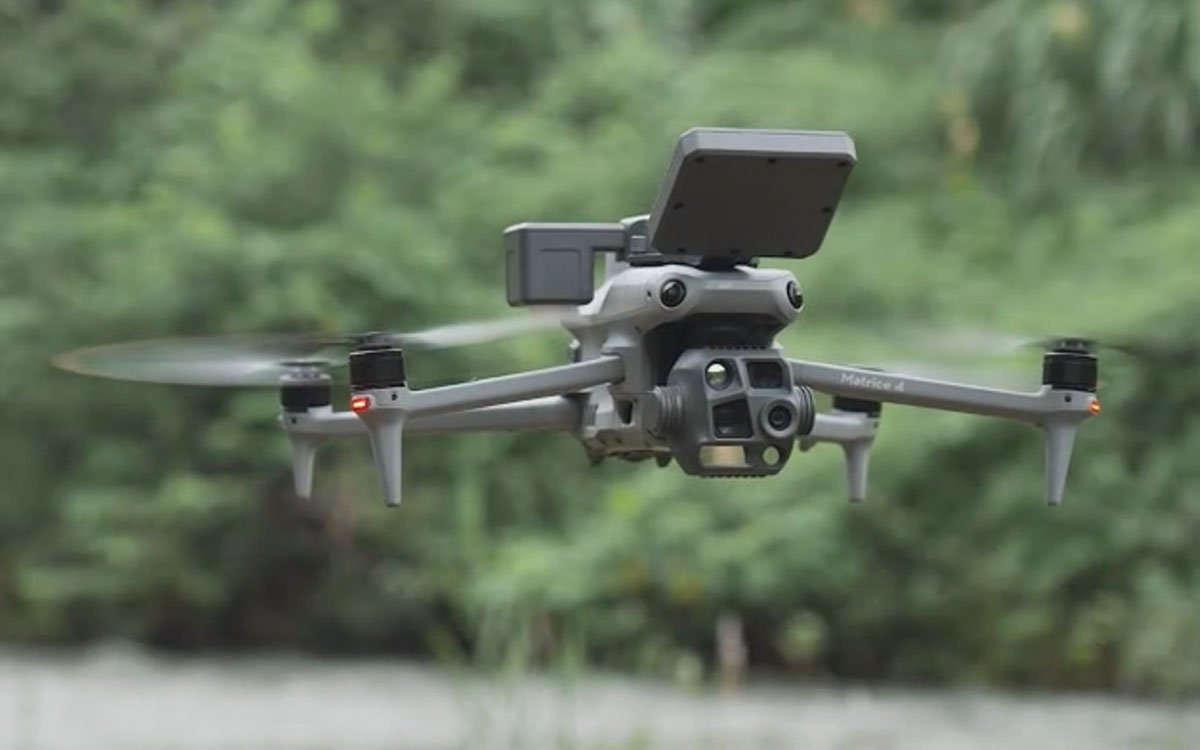 MF30 Drone Flow Meter radar surface velocity sensor drone overview