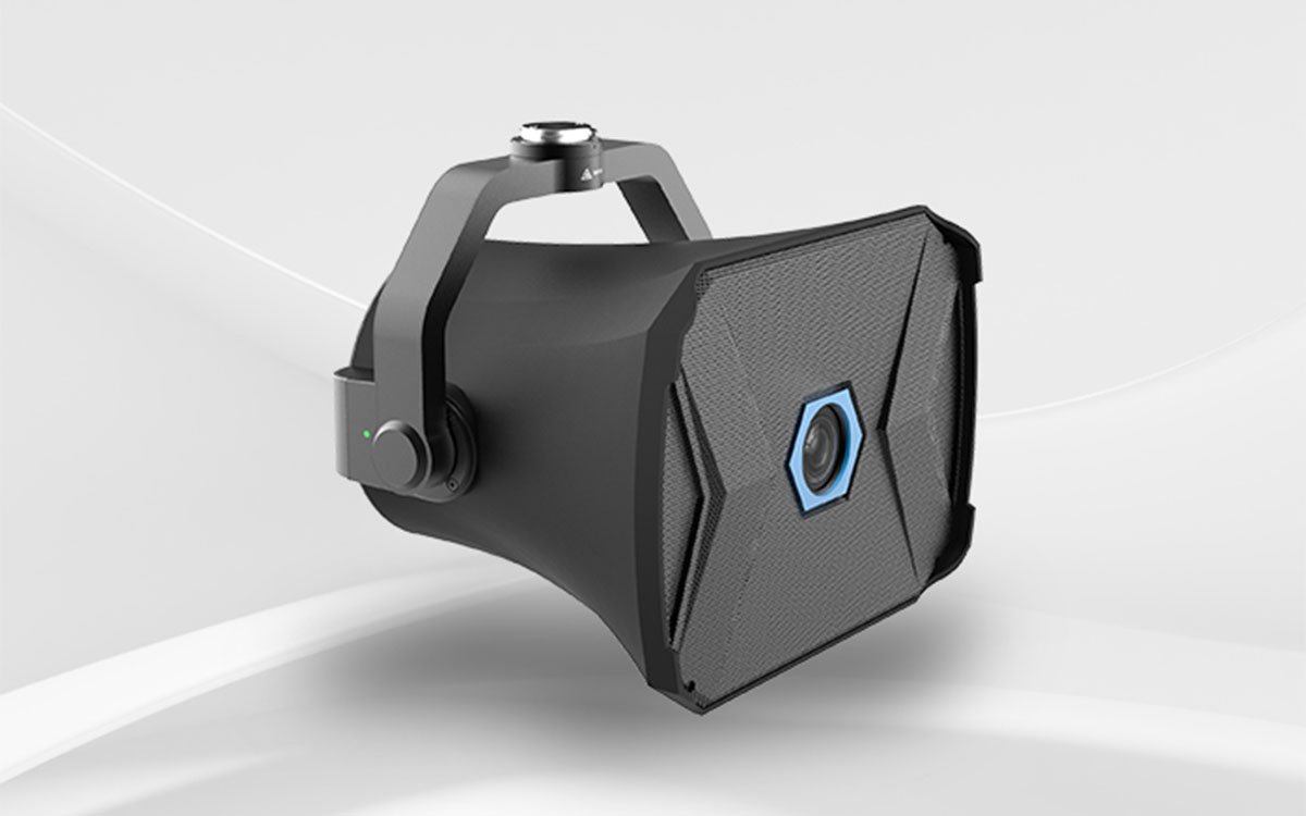 MP140 Digital Voice Broadcasting System drone loudspeaker with micro-gimbal