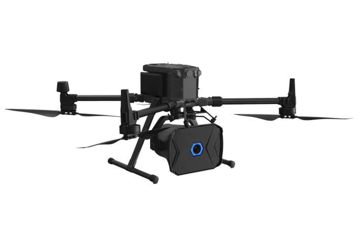 MP140 built-in micro-gimbal with 1080P camera