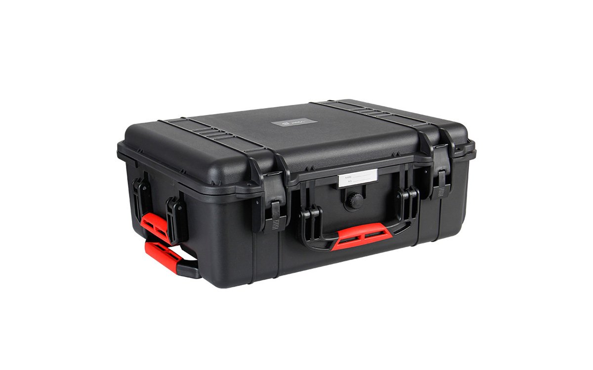 Rugged hard protective case for drone equipment transport