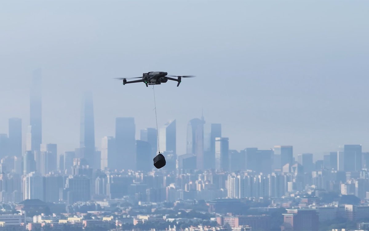 Drone dropping payload with precision