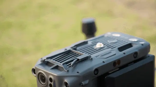 SoarApex UAV Loudhailer Pro aerial broadcast speaker mounted on DJI drone