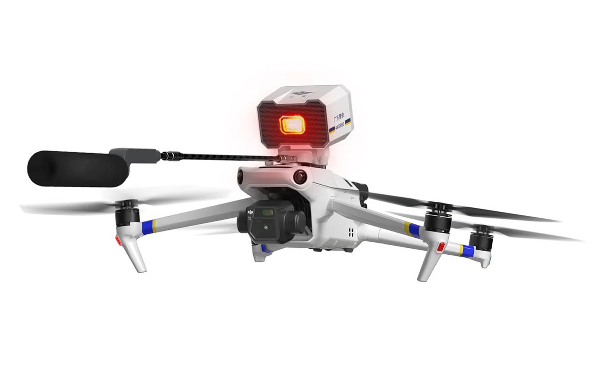 107dB drone loudspeaker for DJI M3E payload overview