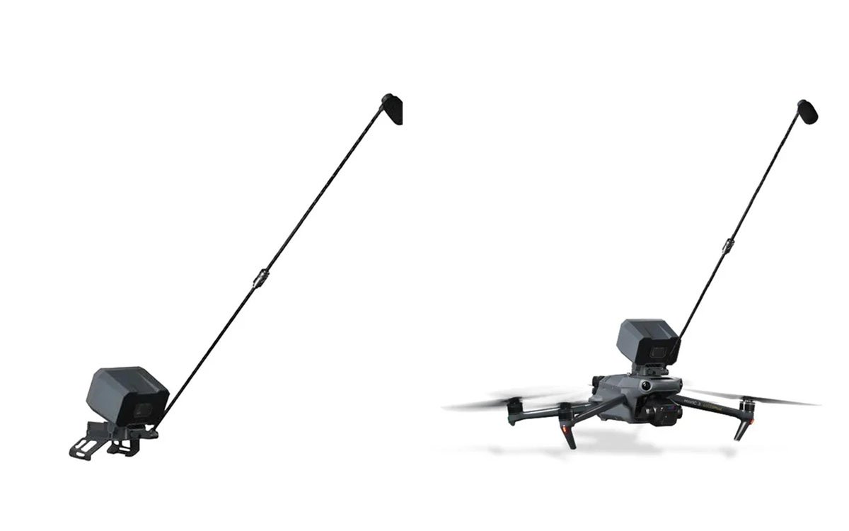 MP10E Two-in-One Loudhailer drone sound pickup system for two-way audio communication drone